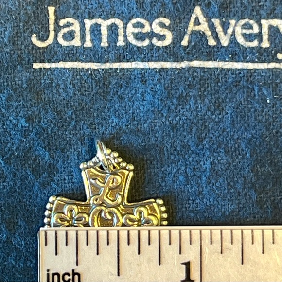 James Avery retired Sterling silver heart love flower floral charm pendant - Picture 6 of 6